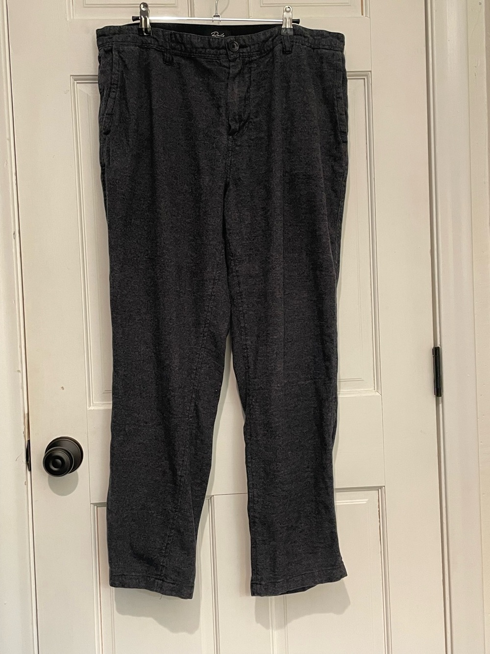 Rails Men's Charcoal 100% Cotton Thomas Pants 35
